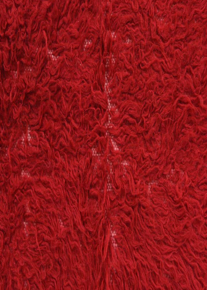 2' 4 x 4' 7 Hand Knotted Moroccan Wool Rug