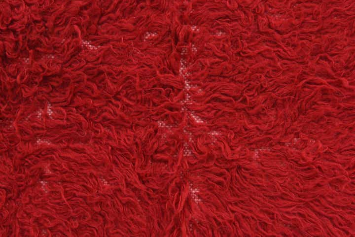 2' 4 x 4' 7 Hand Knotted Moroccan Wool Rug