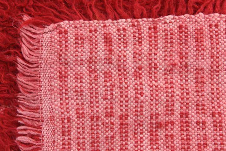 2' 4 x 4' 7 Hand Knotted Moroccan Wool Rug