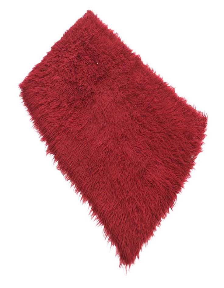 Detail image of 2' 7 x 4' 3  Hand Knotted Moroccan Wool Rug