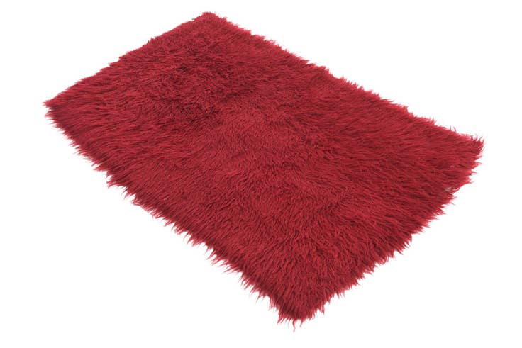 Detail image of 2' 7 x 4' 3 Hand Knotted Moroccan Wool Rug