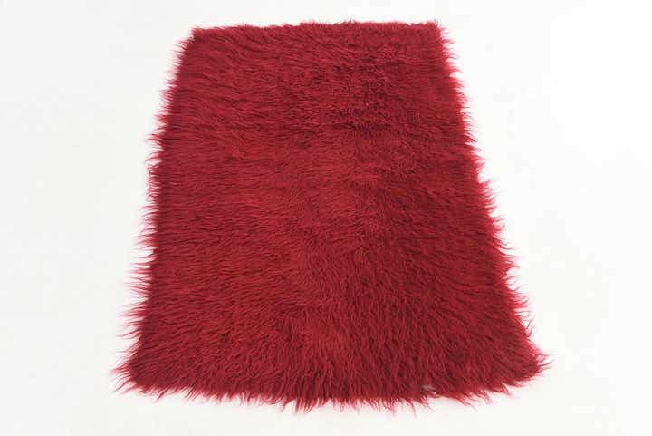 2' 7 x 4' 3 Hand Knotted Moroccan Wool Rug