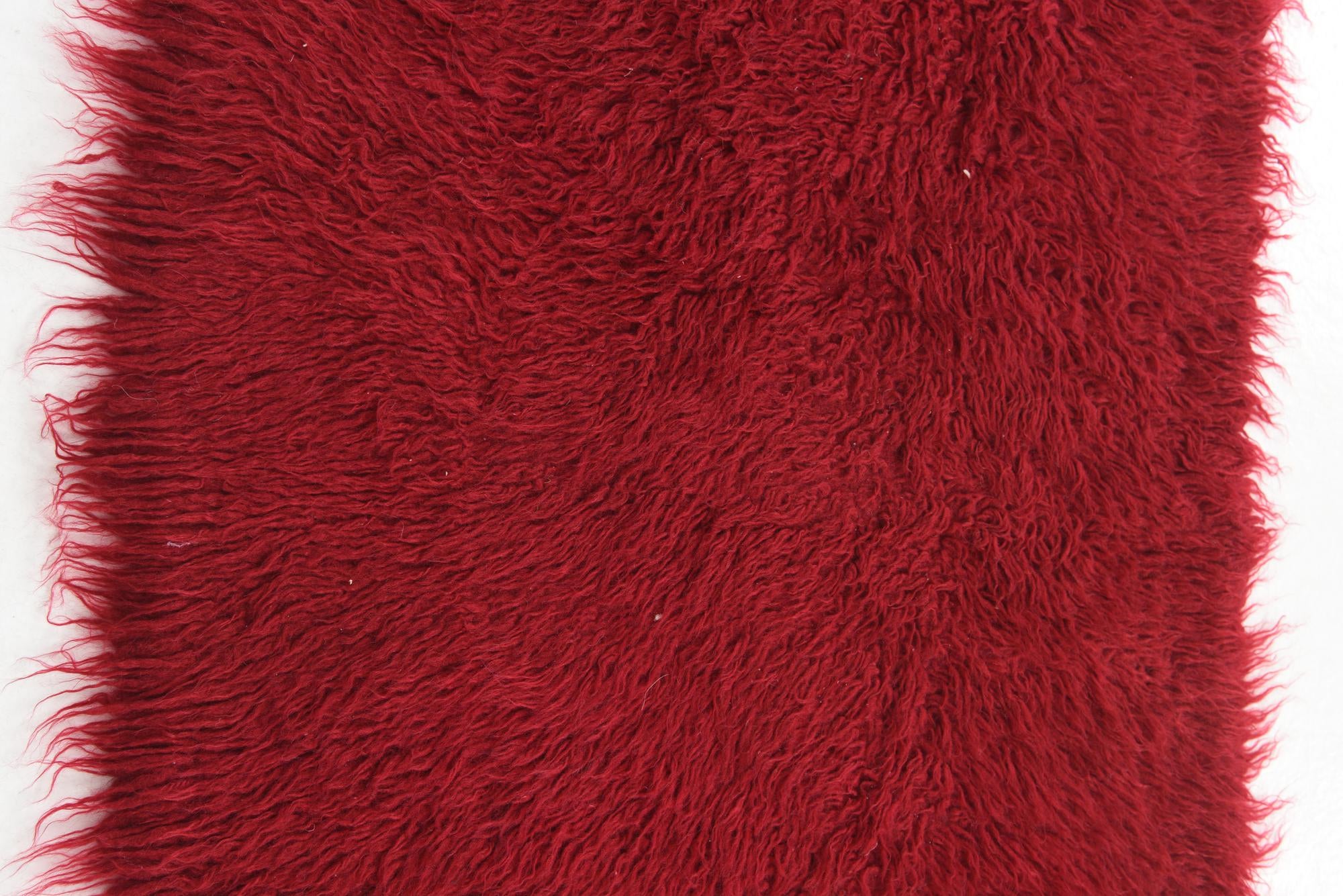 2' 7 x 4' 3 Hand Knotted Moroccan Wool Rug