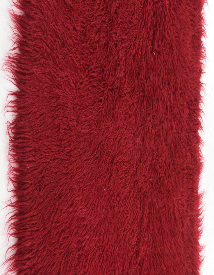 Detail image of 2' 7 x 4' 3 Hand Knotted Moroccan Wool Rug