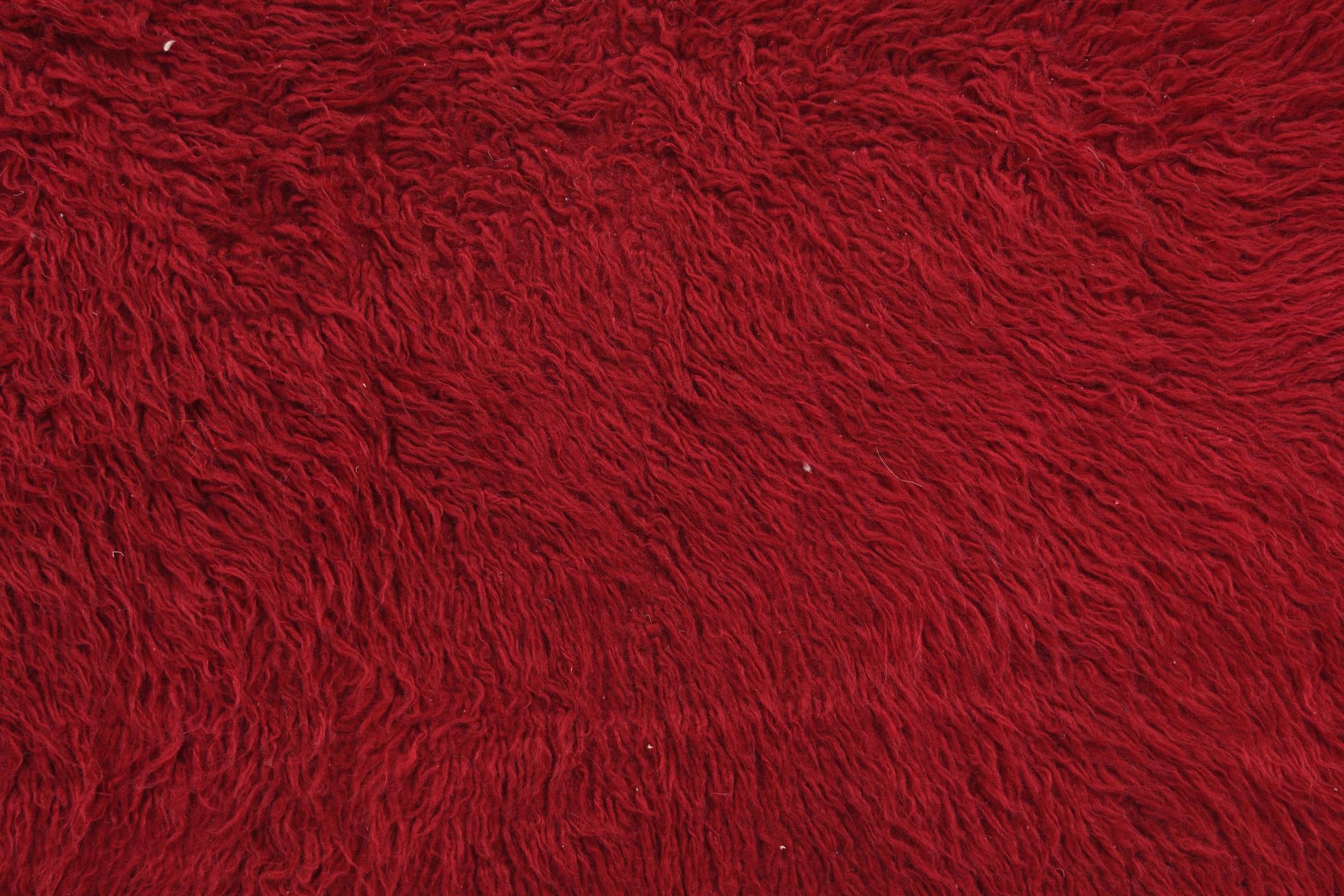 2' 7 x 4' 3 Hand Knotted Moroccan Wool Rug