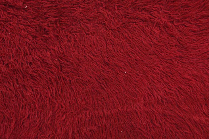 Detail image of 2' 7 x 4' 3 Hand Knotted Moroccan Wool Rug