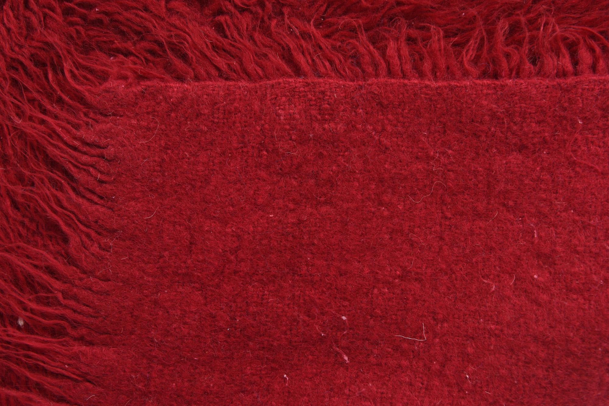 2' 7 x 4' 3 Hand Knotted Moroccan Wool Rug
