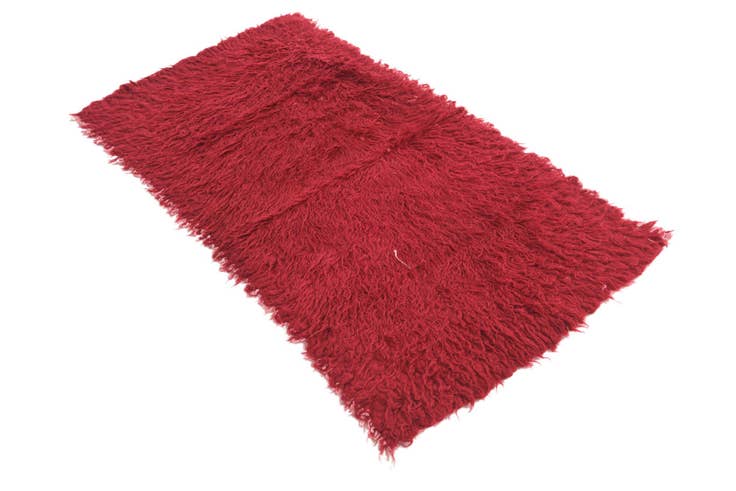 Detail image of 2' 5 x 4' 6 Hand Knotted Moroccan Wool Rug