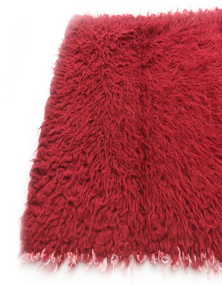 Detail image of 2' 5 x 4' 6 Hand Knotted Moroccan Wool Rug