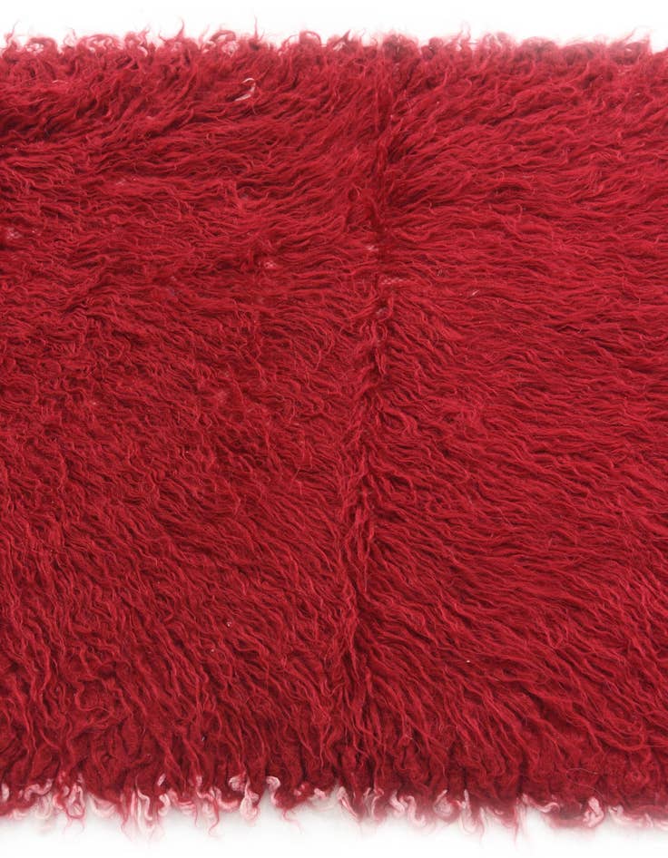 Detail image of 2' 5 x 4' 6 Hand Knotted Moroccan Wool Rug