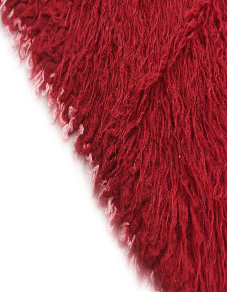 Detail image of 2' 5 x 4' 6 Hand Knotted Moroccan Wool Rug