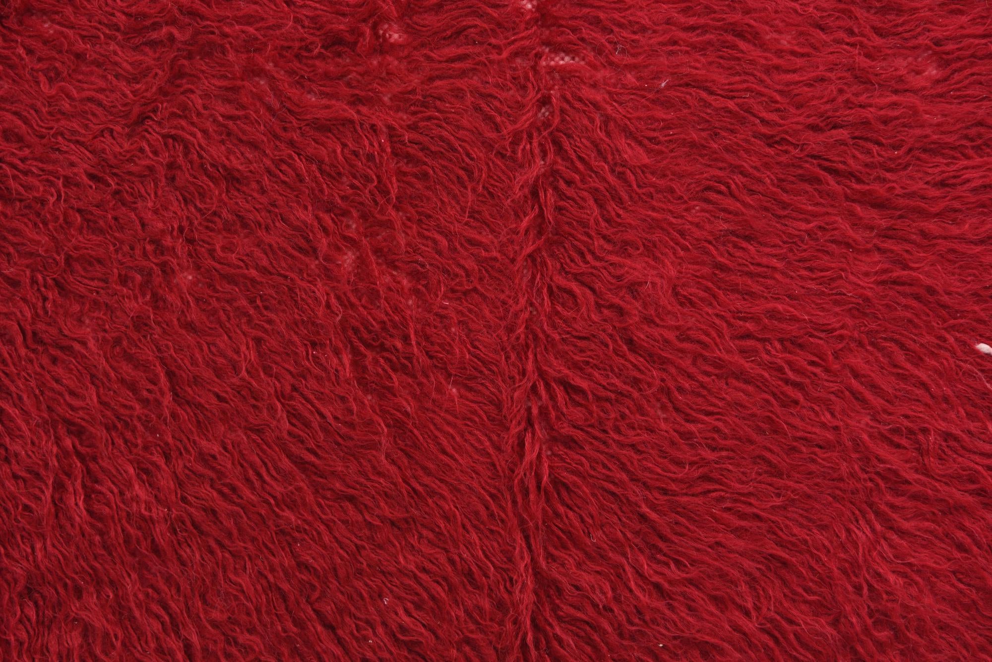2' 5 x 4' 6 Hand Knotted Moroccan Wool Rug