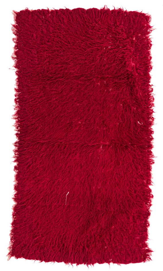 Detail image of 2' 5 x 4' 6 Hand Knotted Moroccan Wool Rug