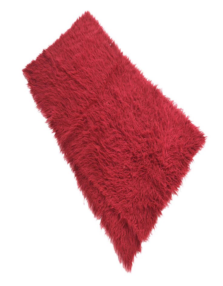 Detail image of 2' 6 x 4' 9  Hand Knotted Moroccan Wool Rug