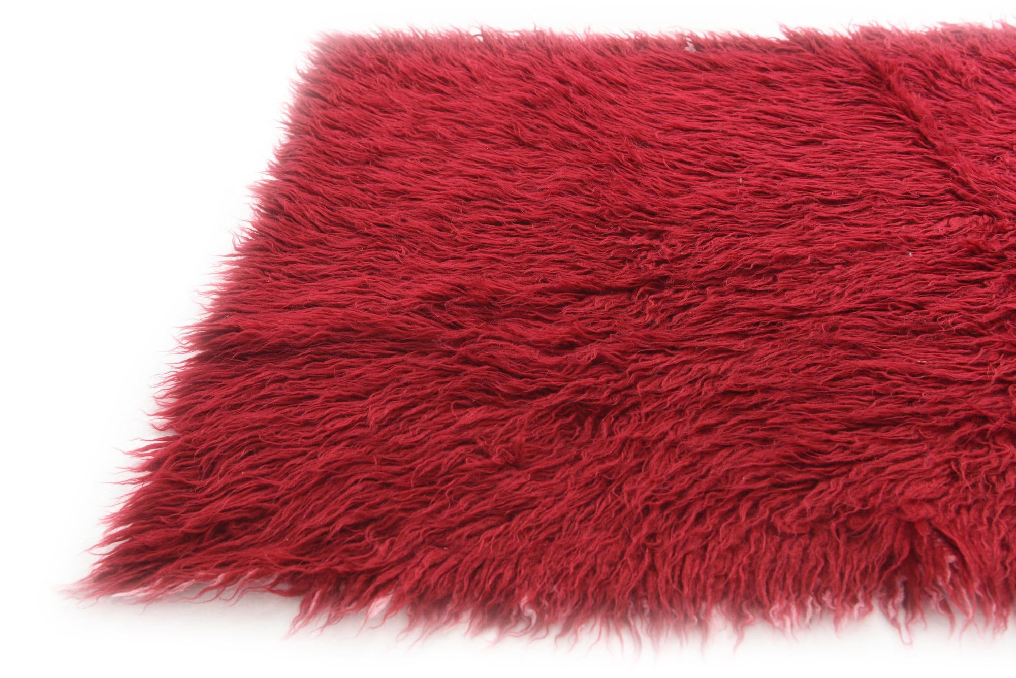 2' 6 x 4' 9 Hand Knotted Moroccan Wool Rug