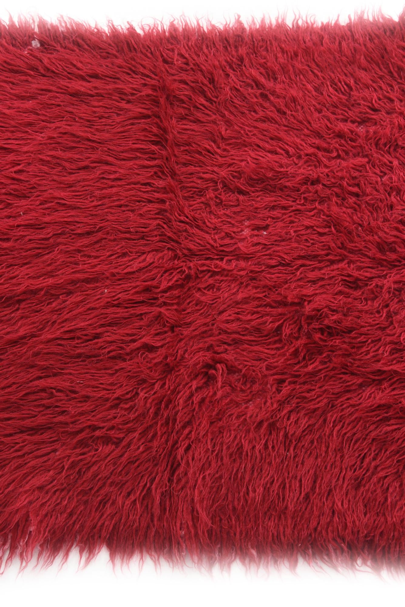 2' 6 x 4' 9 Hand Knotted Moroccan Wool Rug