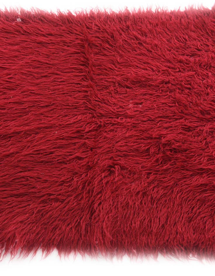 Detail image of 2' 6 x 4' 9  Hand Knotted Moroccan Wool Rug