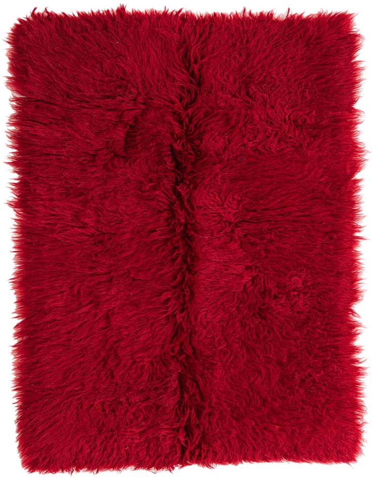 Detail image of 2' 5 x 4' 6 Hand Knotted Moroccan Wool Rug