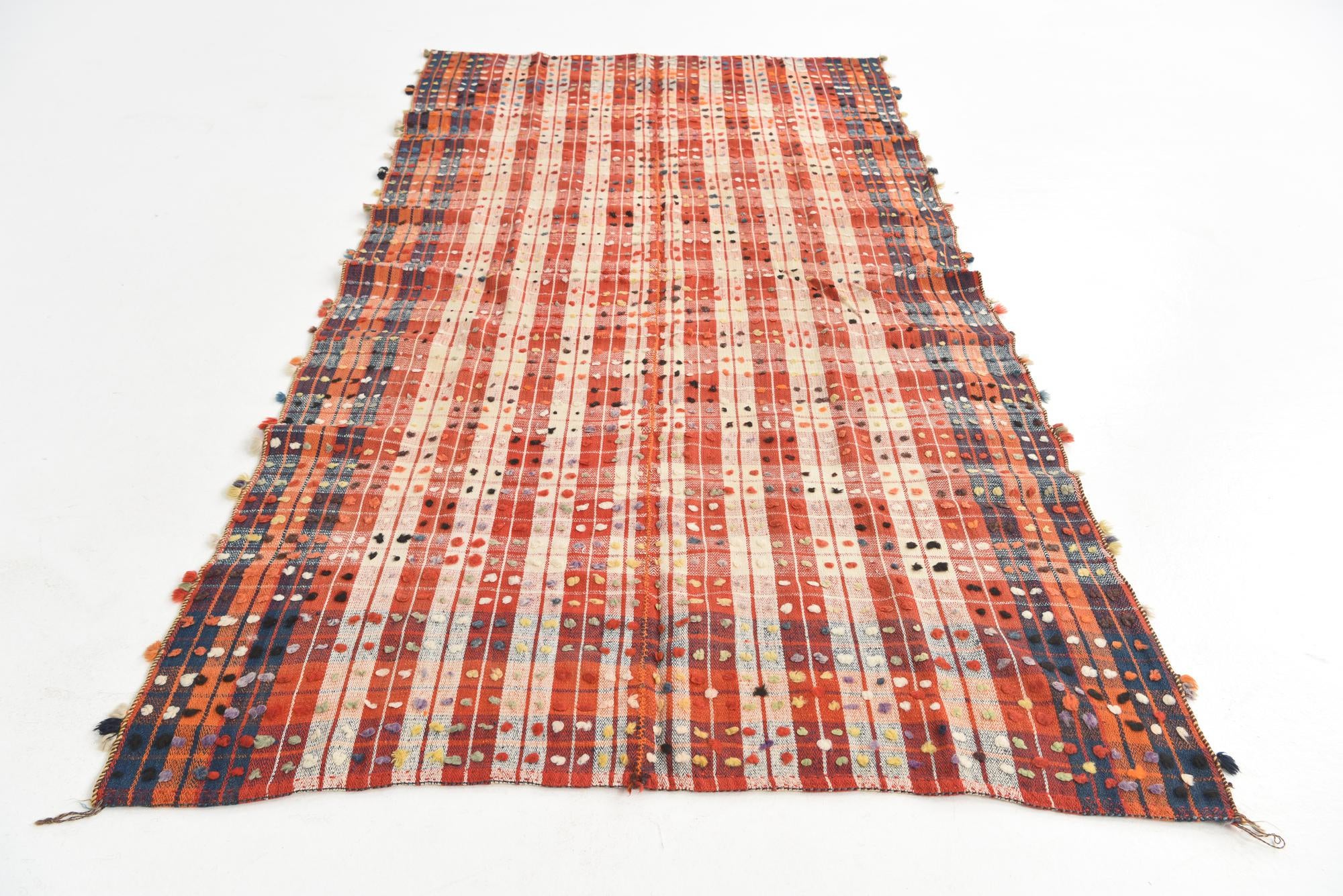 4' 5 x 8' 6 Hand Knotted Moroccan Wool Rug