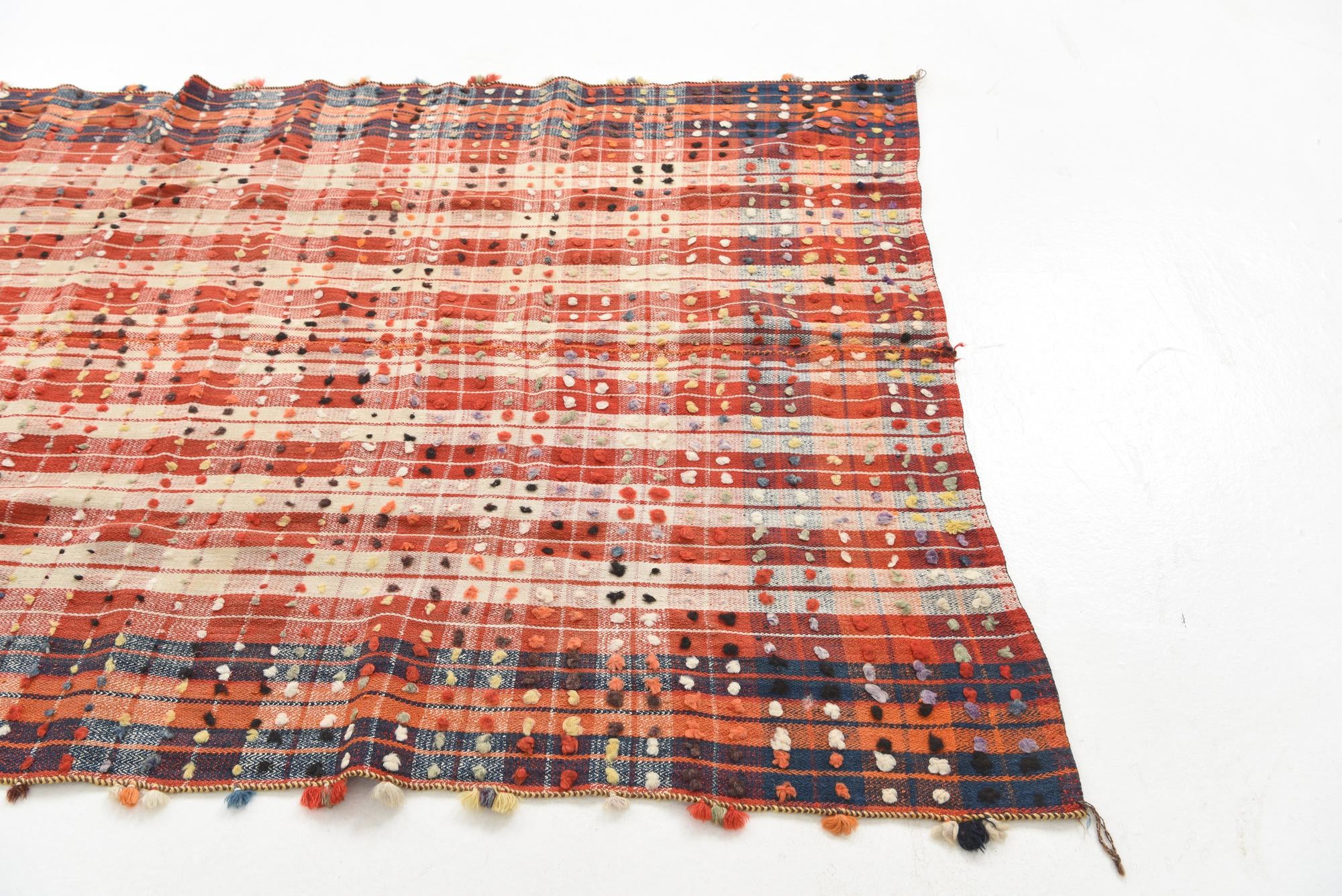 4' 5 x 8' 6 Hand Knotted Moroccan Wool Rug