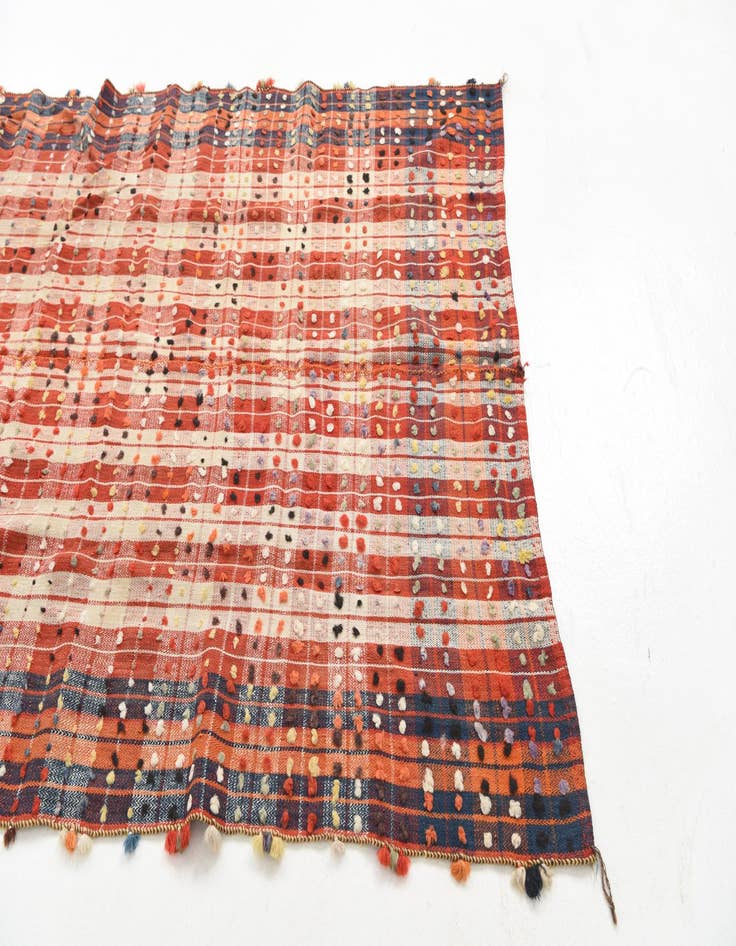 Detail image of 4' 5 x 8' 6  Hand Knotted Moroccan Wool Rug