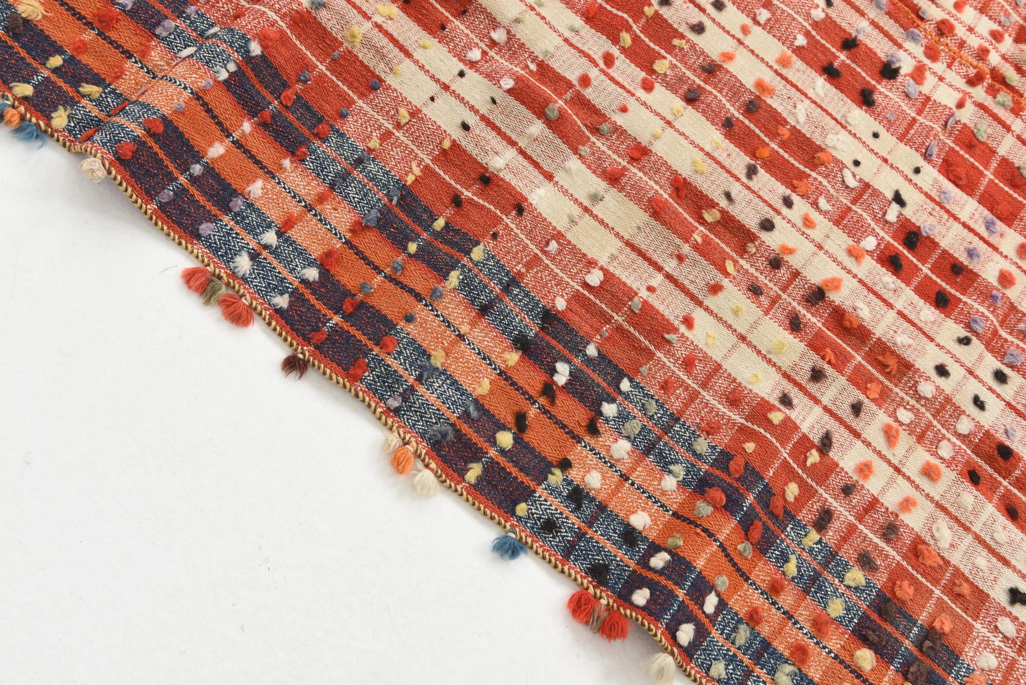 4' 5 x 8' 6 Hand Knotted Moroccan Wool Rug