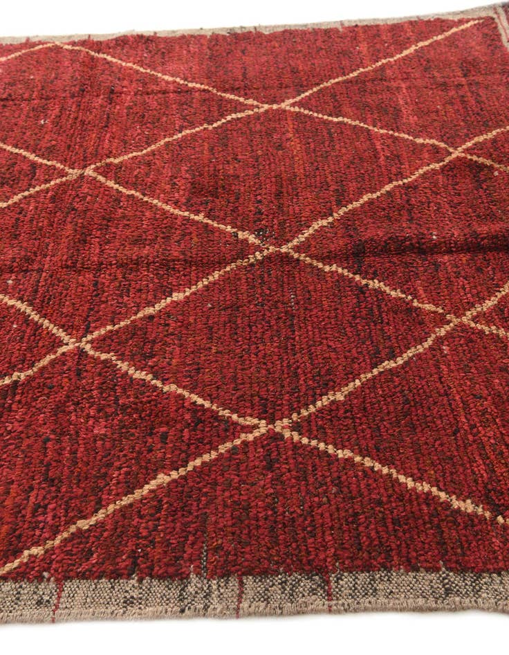Detail image of 6' x 9' 9  Hand Knotted Moroccan Wool Rug