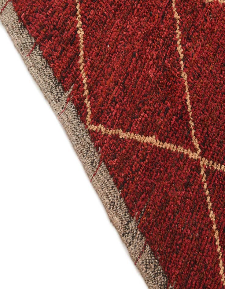 Detail image of 6' x 9' 9  Hand Knotted Moroccan Wool Rug