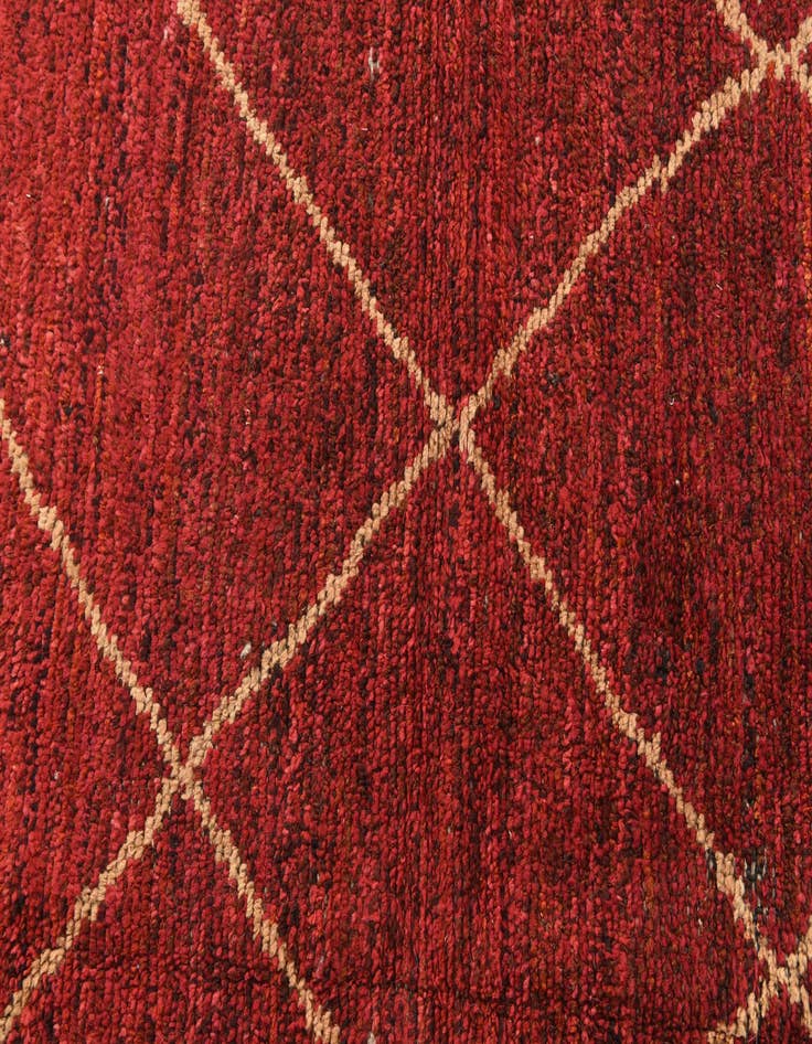 Detail image of 6' x 9' 9  Hand Knotted Moroccan Wool Rug