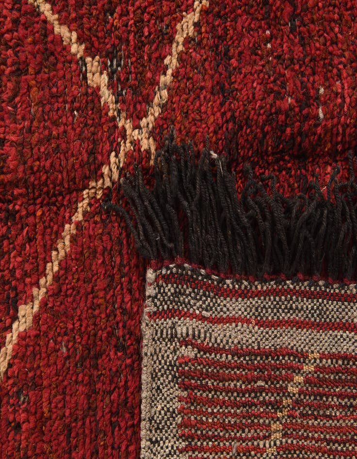 Detail image of 6' x 9' 9  Hand Knotted Moroccan Wool Rug