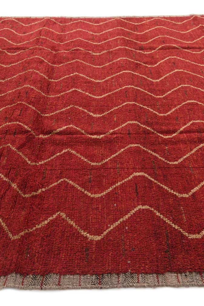 9' 3 x 12' 5 Hand Knotted Moroccan Wool Rug