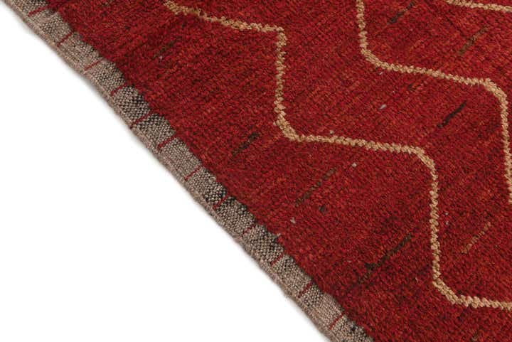 9' 3 x 12' 5 Hand Knotted Moroccan Wool Rug