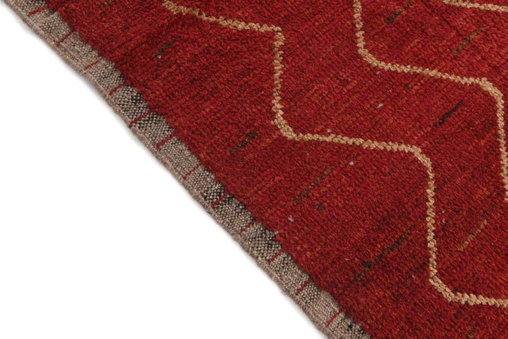 Detail image of 9' 3 x 12' 5 Hand Knotted Moroccan Wool Rug