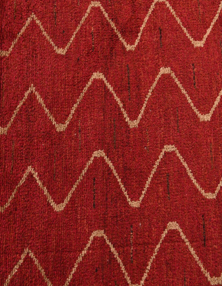 Detail image of 9' 3 x 12' 5  Hand Knotted Moroccan Wool Rug