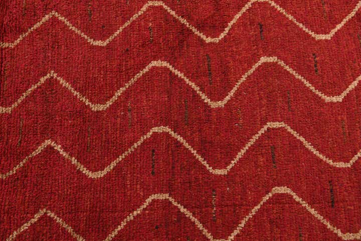 9' 3 x 12' 5 Hand Knotted Moroccan Wool Rug