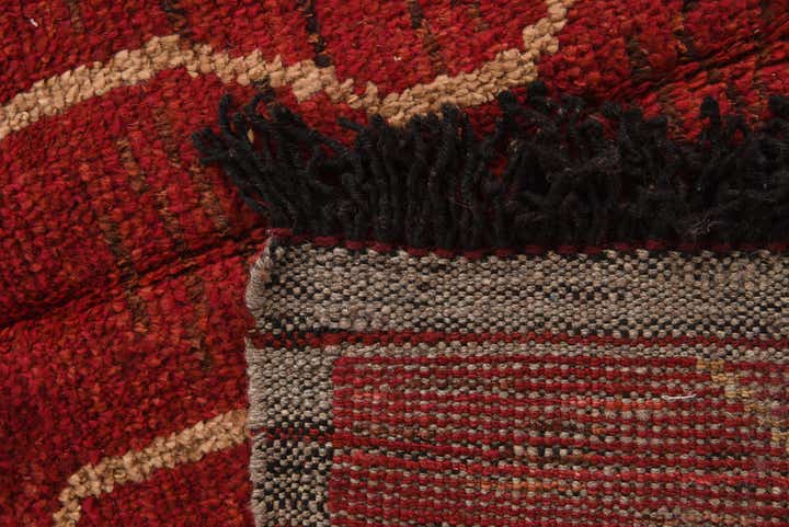 9' 3 x 12' 5 Hand Knotted Moroccan Wool Rug