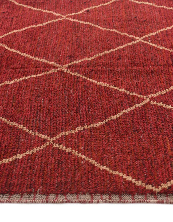 Detail image of 4' 10 x 8' 3  Hand Knotted Moroccan Wool Rug