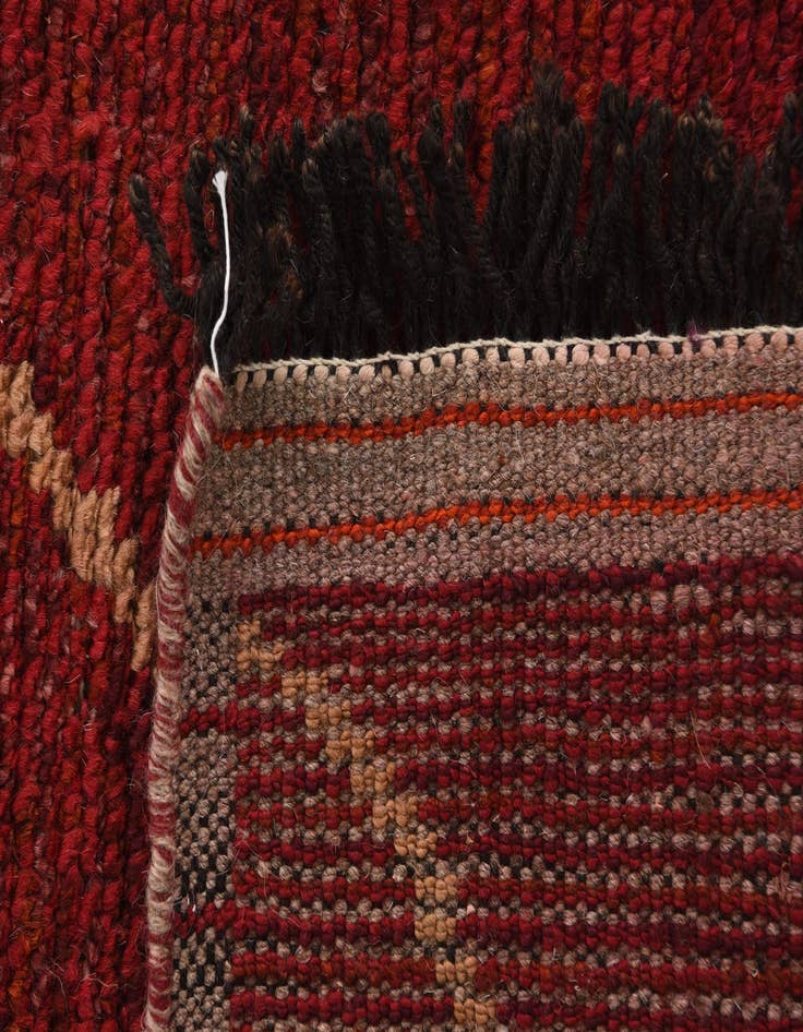 Detail image of 4' 10 x 8' 3  Hand Knotted Moroccan Wool Rug