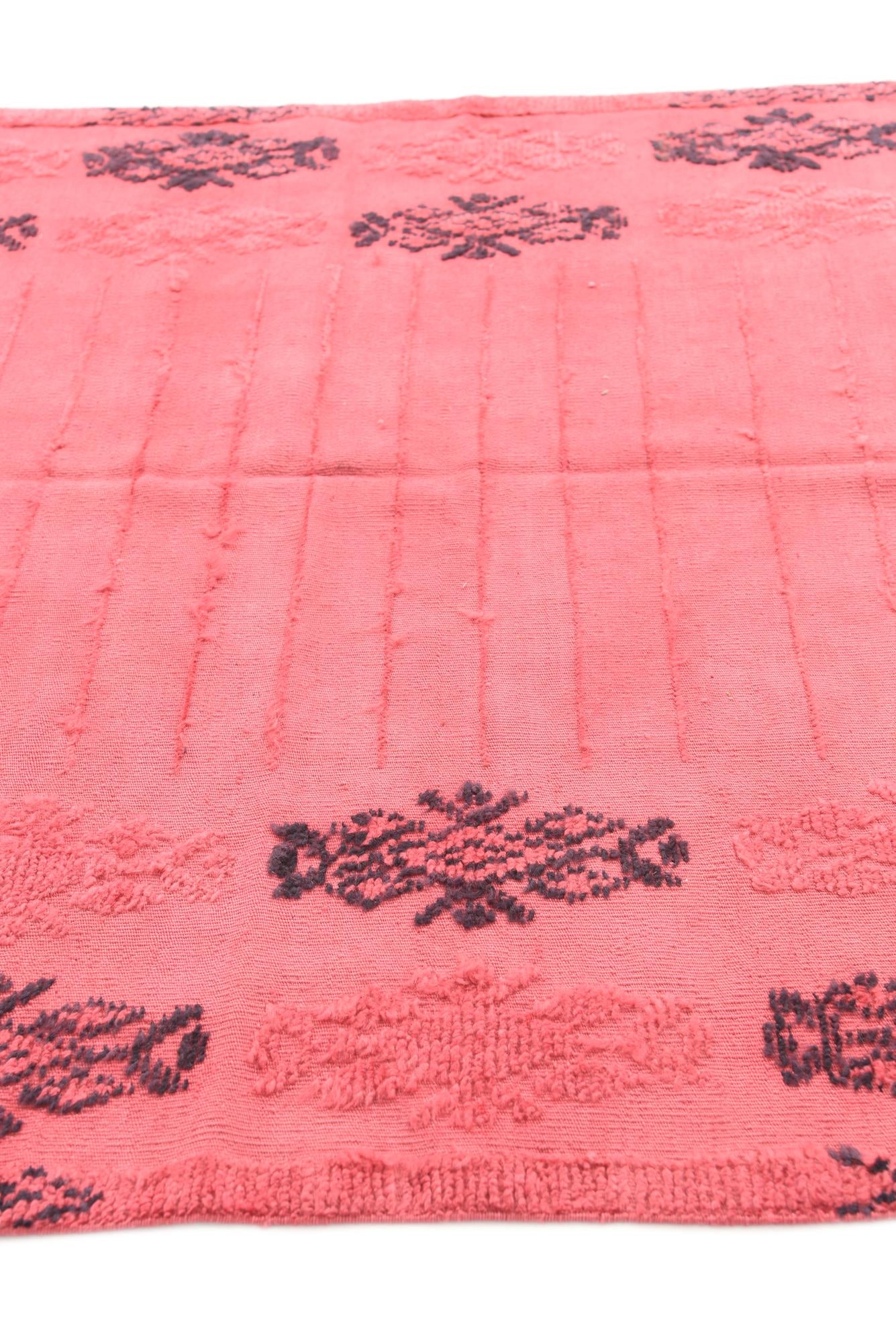 5' 4 x 8' 4 Hand Knotted Moroccan Wool Rug