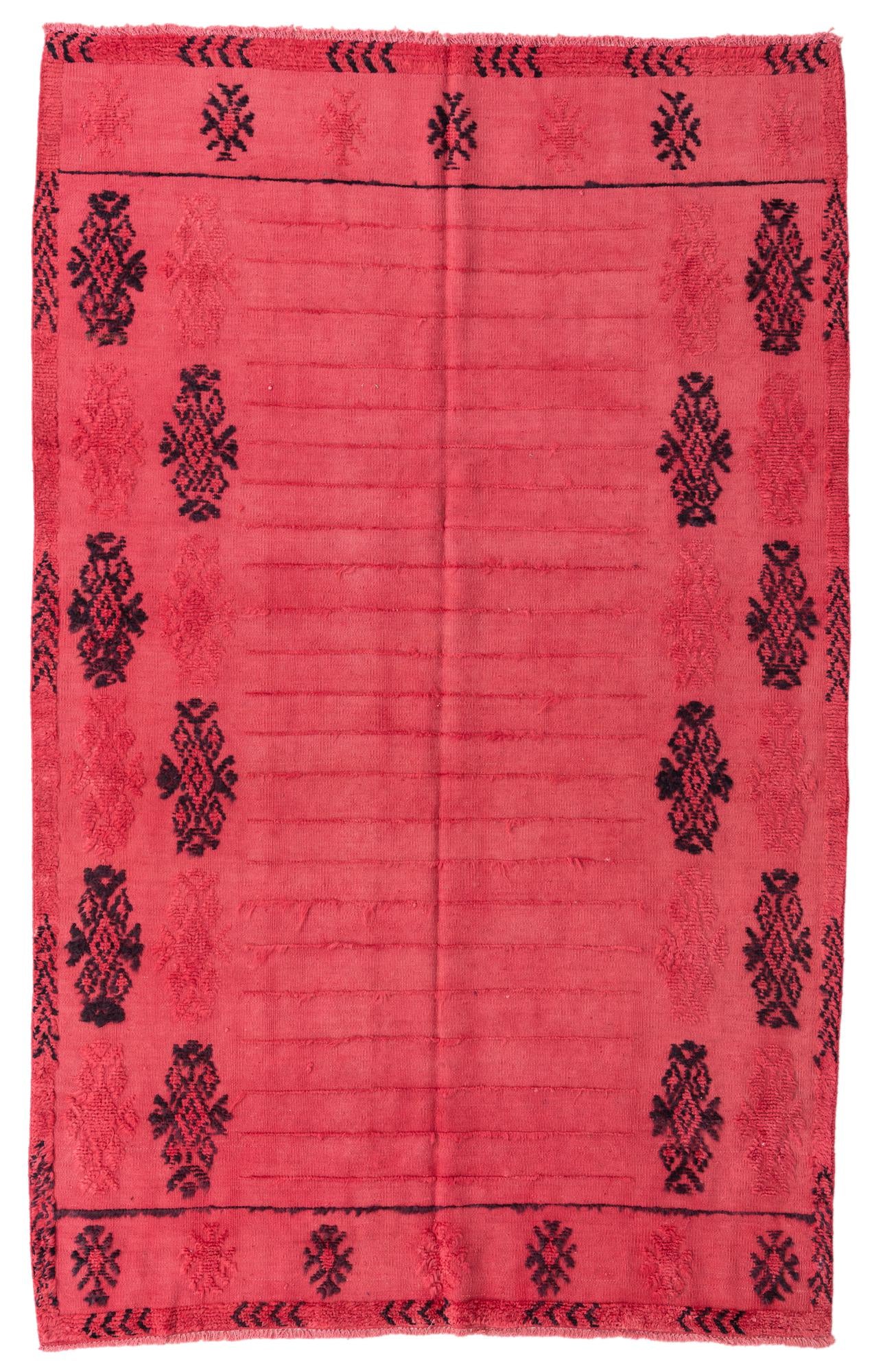 5' 4 x 8' 4 Hand Knotted Moroccan Wool Rug