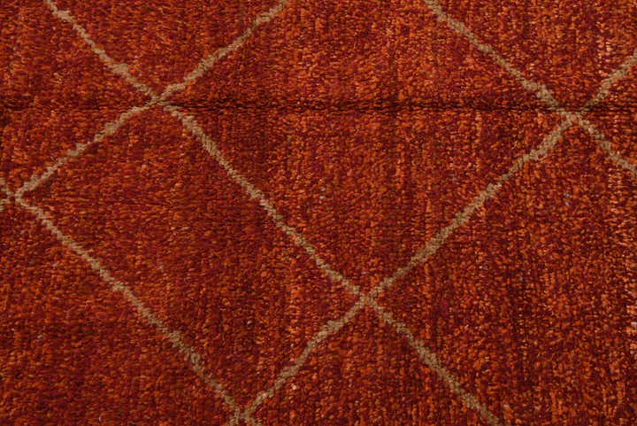 6' 2 x 9' 2 Hand Knotted Moroccan Wool Rug