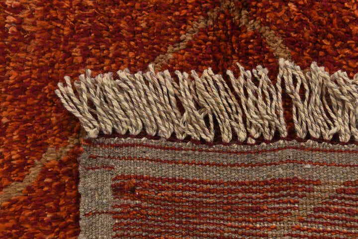 6' 2 x 9' 2 Hand Knotted Moroccan Wool Rug