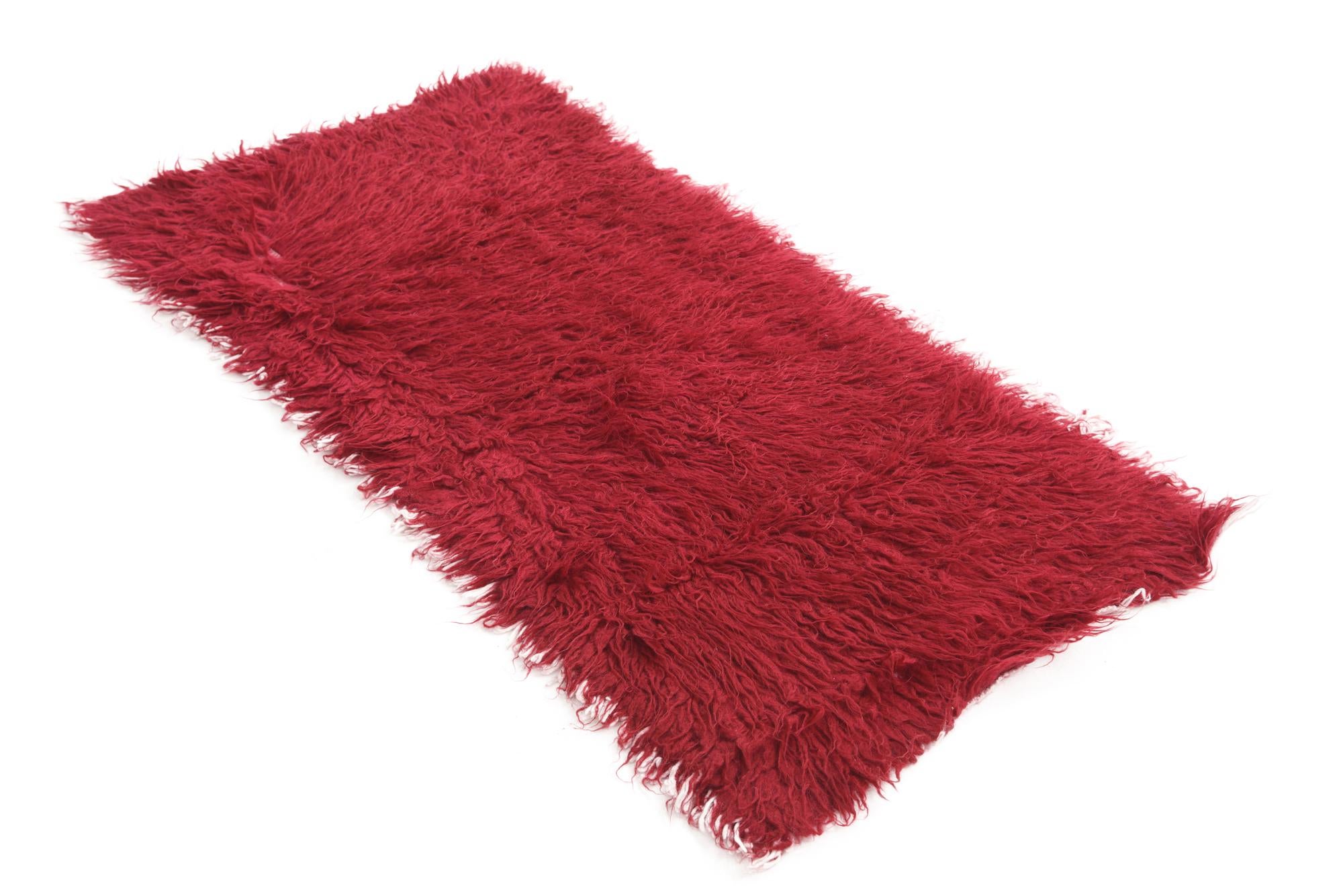 2' 4 x 4' 5 Hand Knotted Moroccan Wool Rug