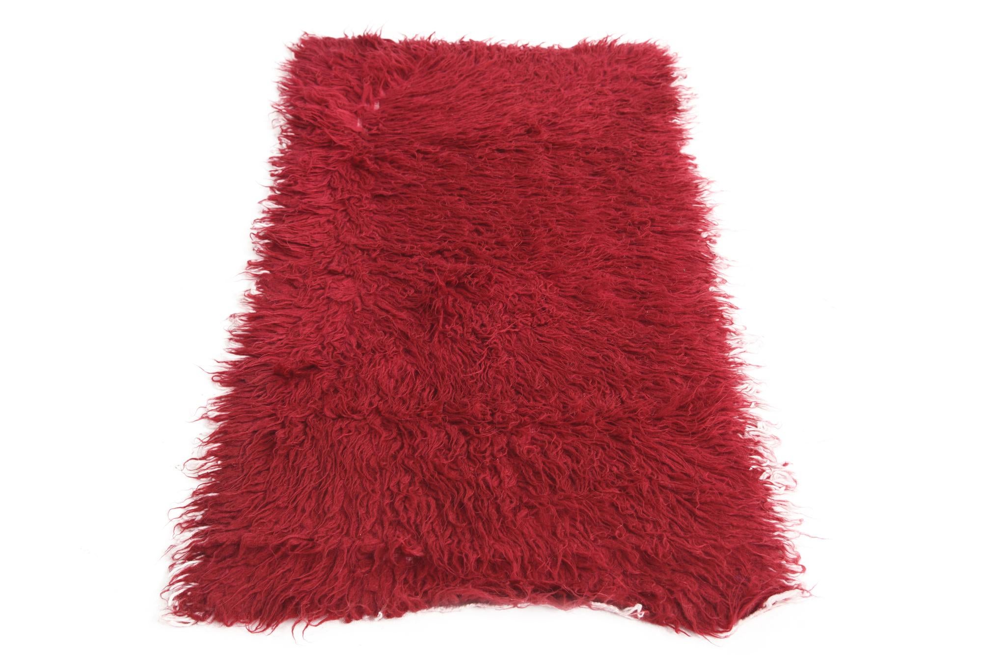 2' 4 x 4' 5 Hand Knotted Moroccan Wool Rug