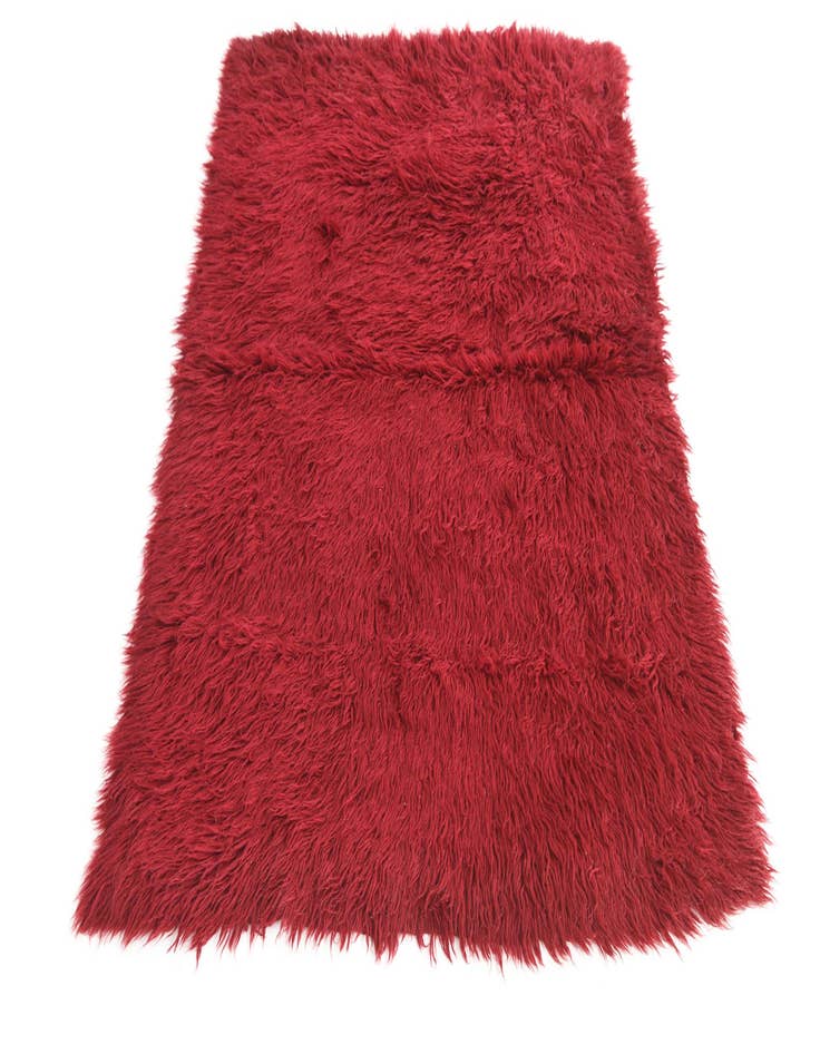 Detail image of 3' 7 x 4' 8  Hand Knotted Moroccan Wool Rug