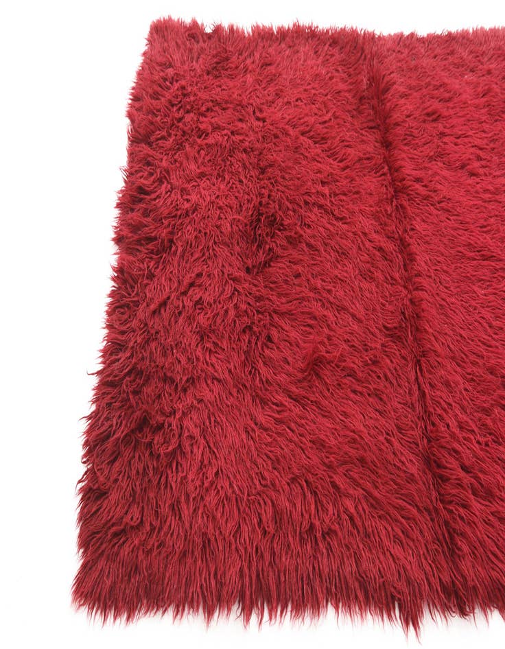 Detail image of 3' 7 x 4' 8  Hand Knotted Moroccan Wool Rug