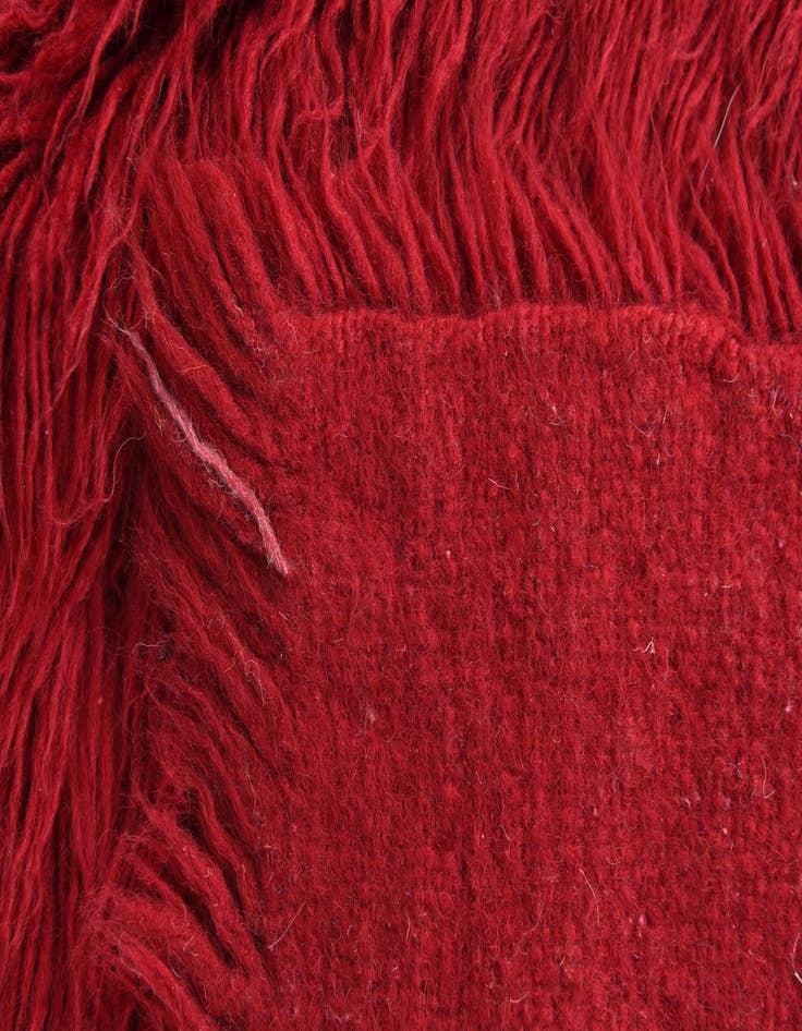 Detail image of 3' 7 x 4' 8  Hand Knotted Moroccan Wool Rug