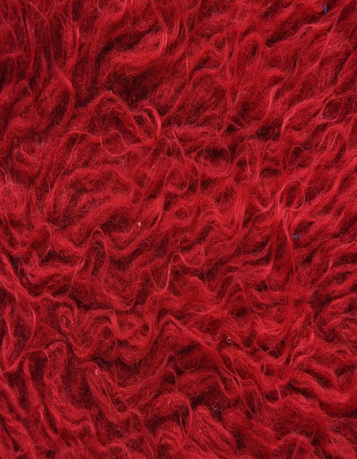 Detail image of 3' x 5'  Hand Knotted Moroccan Wool Rug