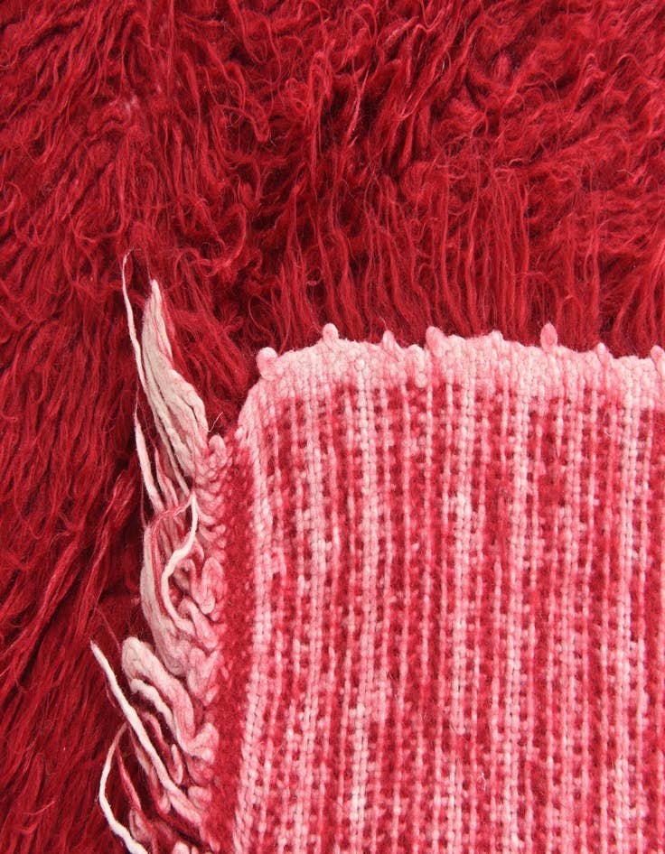 Detail image of 3' x 5'  Hand Knotted Moroccan Wool Rug