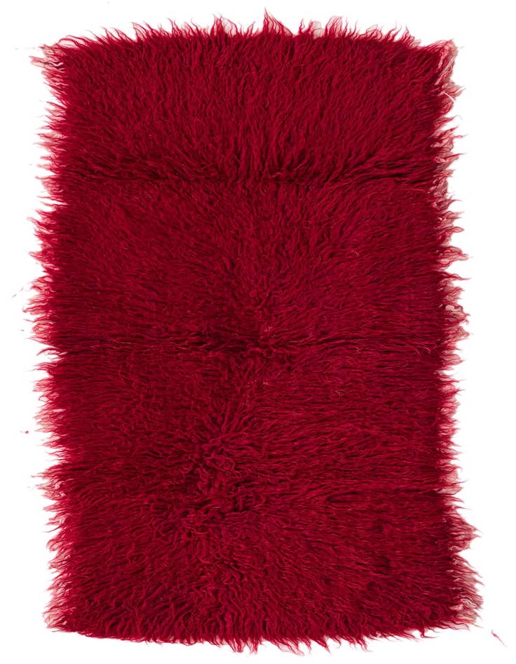 Detail image of 3' x 5' Hand Knotted Moroccan Wool Rug